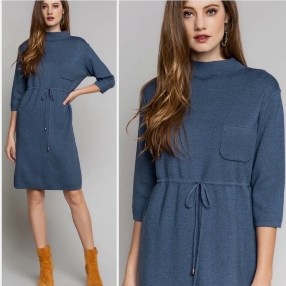 POL Blue Knit Garment